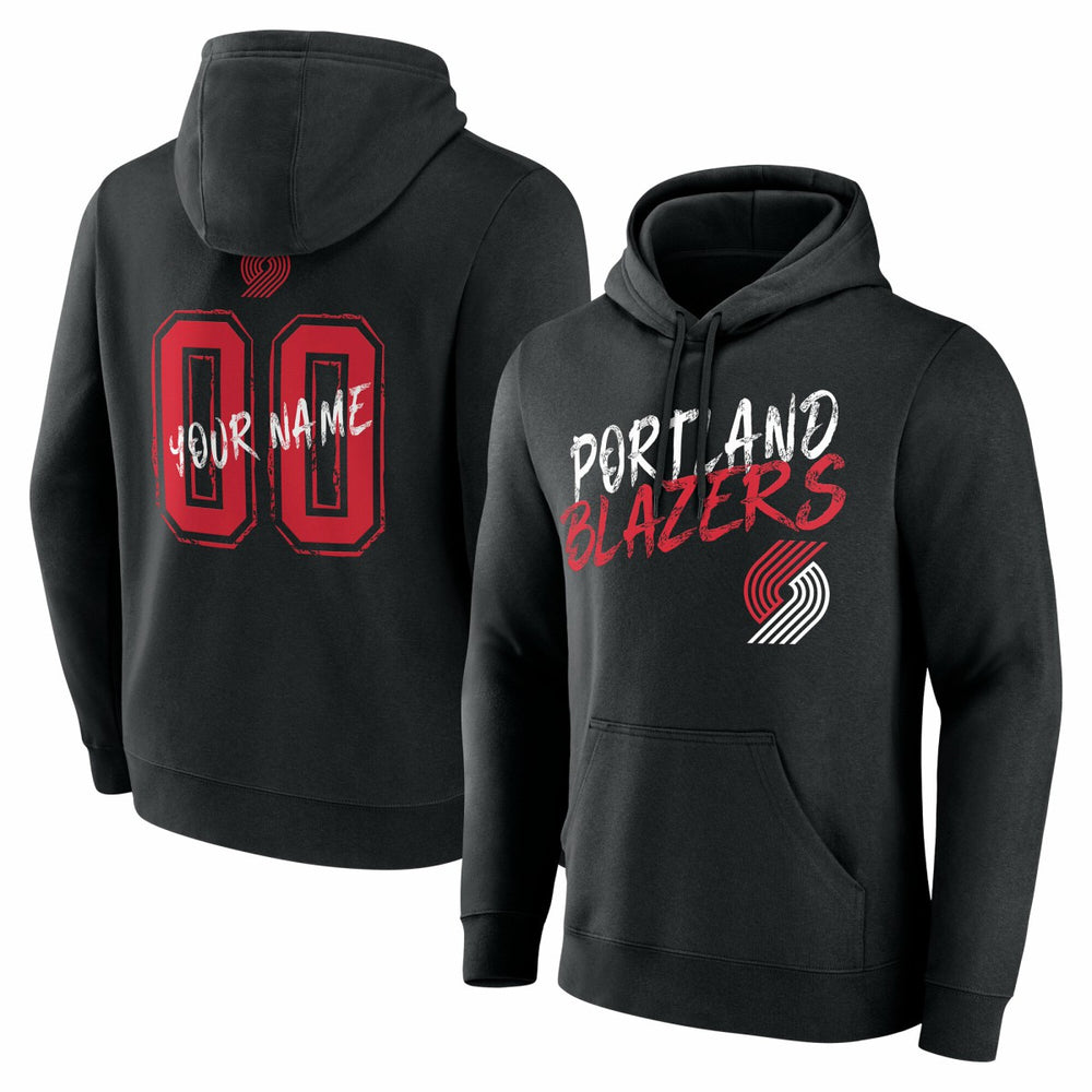 NBA Portland Trail Blazers Hustle Custom Pullover Hoodie