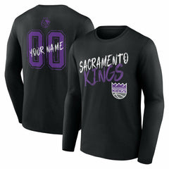 NBA Sacramento Kings Hustle Custom Long Sleeve T-Shirt