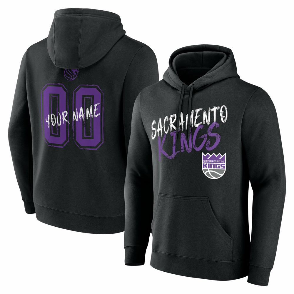 NBA Sacramento Kings Hustle Custom Pullover Hoodie