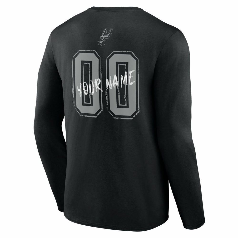 NBA San Antonio Spurs Hustle Custom Long Sleeve T-Shirt