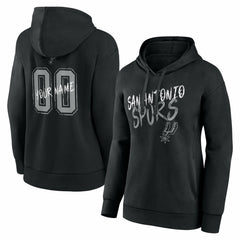 NBA San Antonio Spurs Women's Hustle Custom Pullover Hoodie