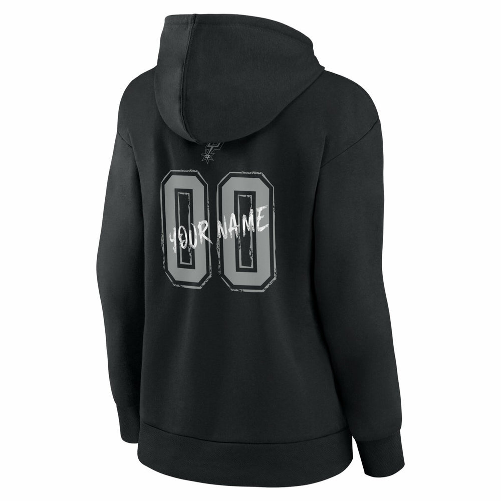 NBA San Antonio Spurs Women's Hustle Custom Pullover Hoodie