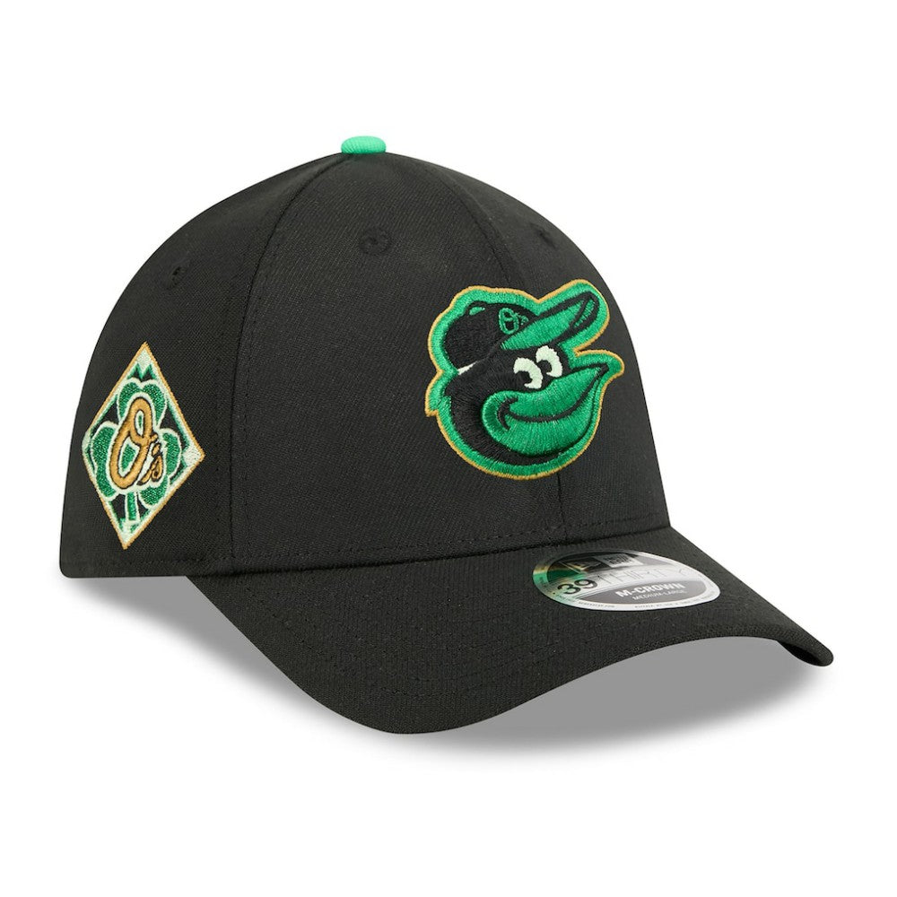 MLB Baltimore Orioles New Era 2026 St. Patrick's Day 39THIRTY Flex Hat
