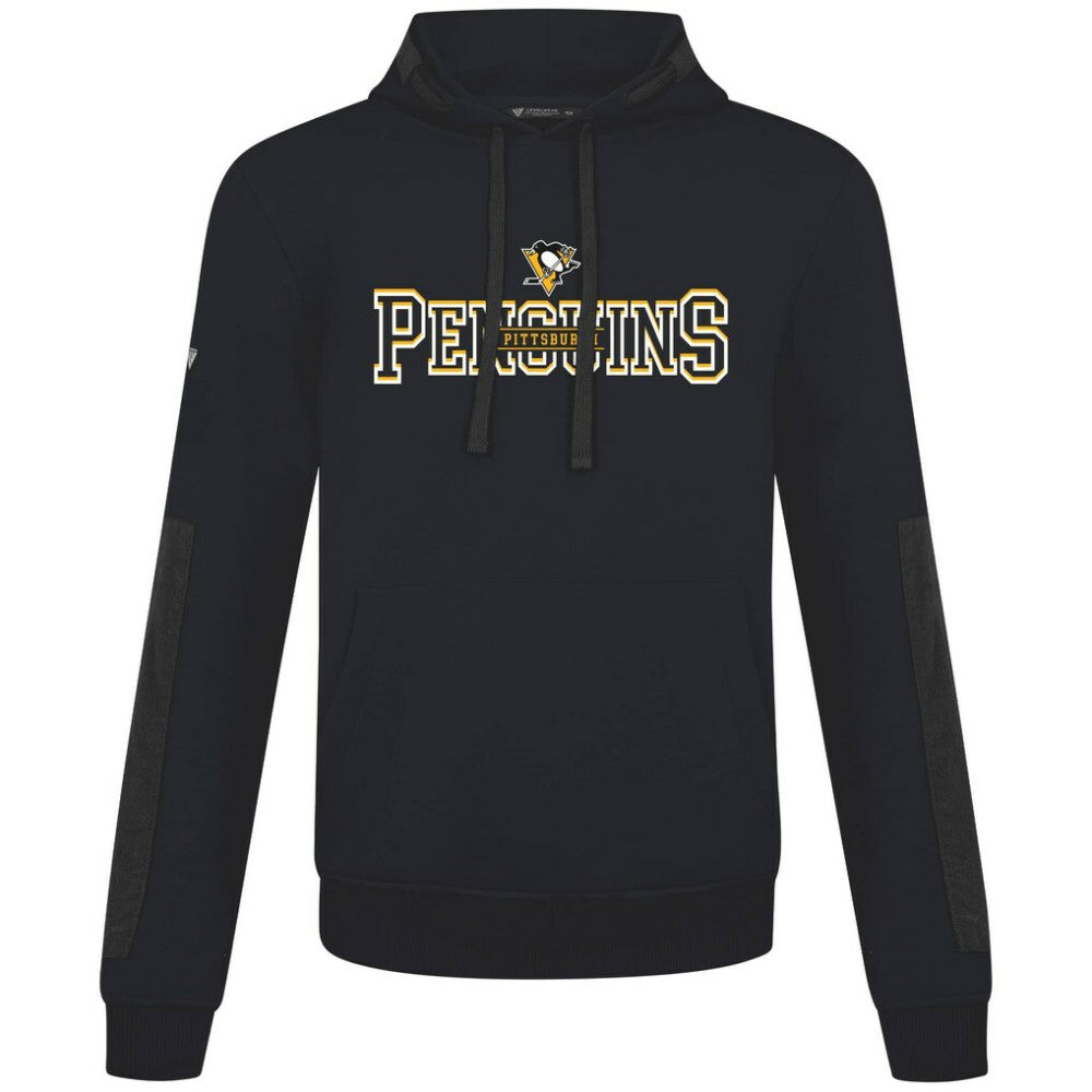 NHL Black Pittsburgh Penguins Levelwear Bombay Journey Pullover Hoodie