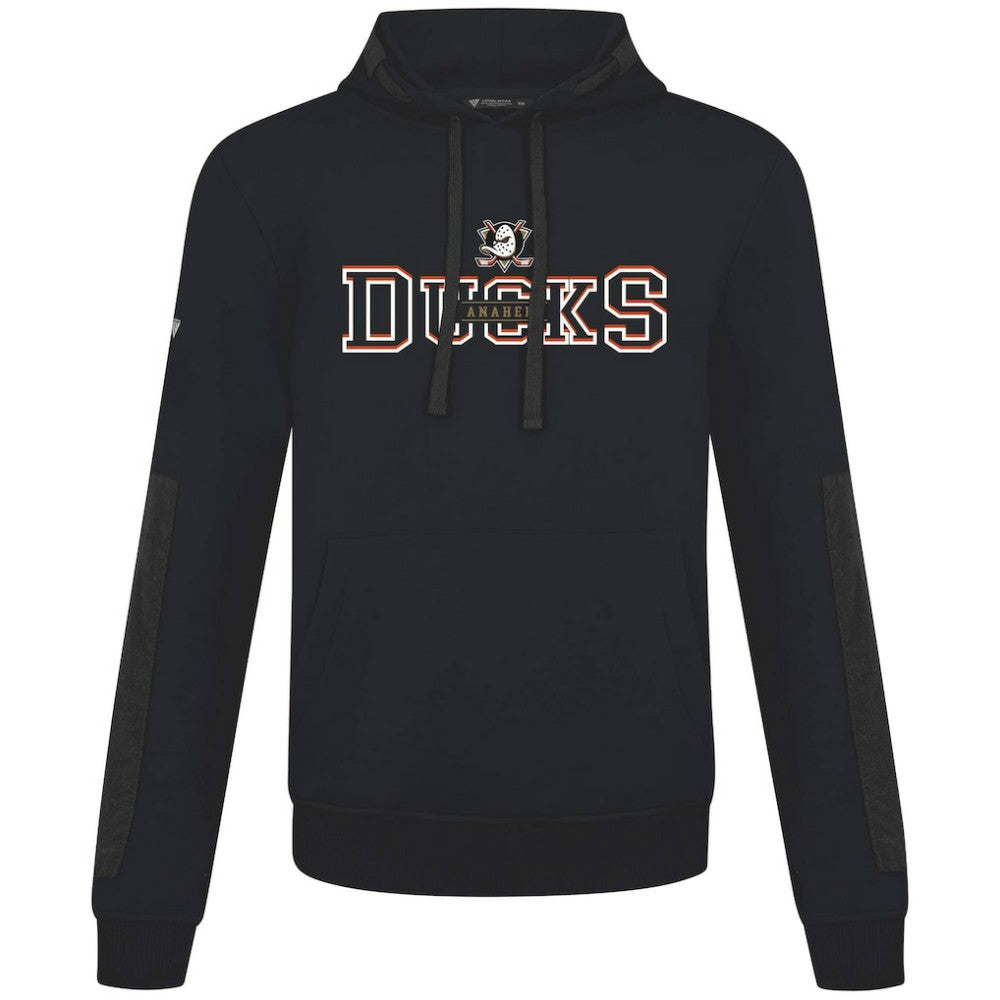 NHL Black Anaheim Ducks Levelwear Bombay Journey Pullover Hoodie