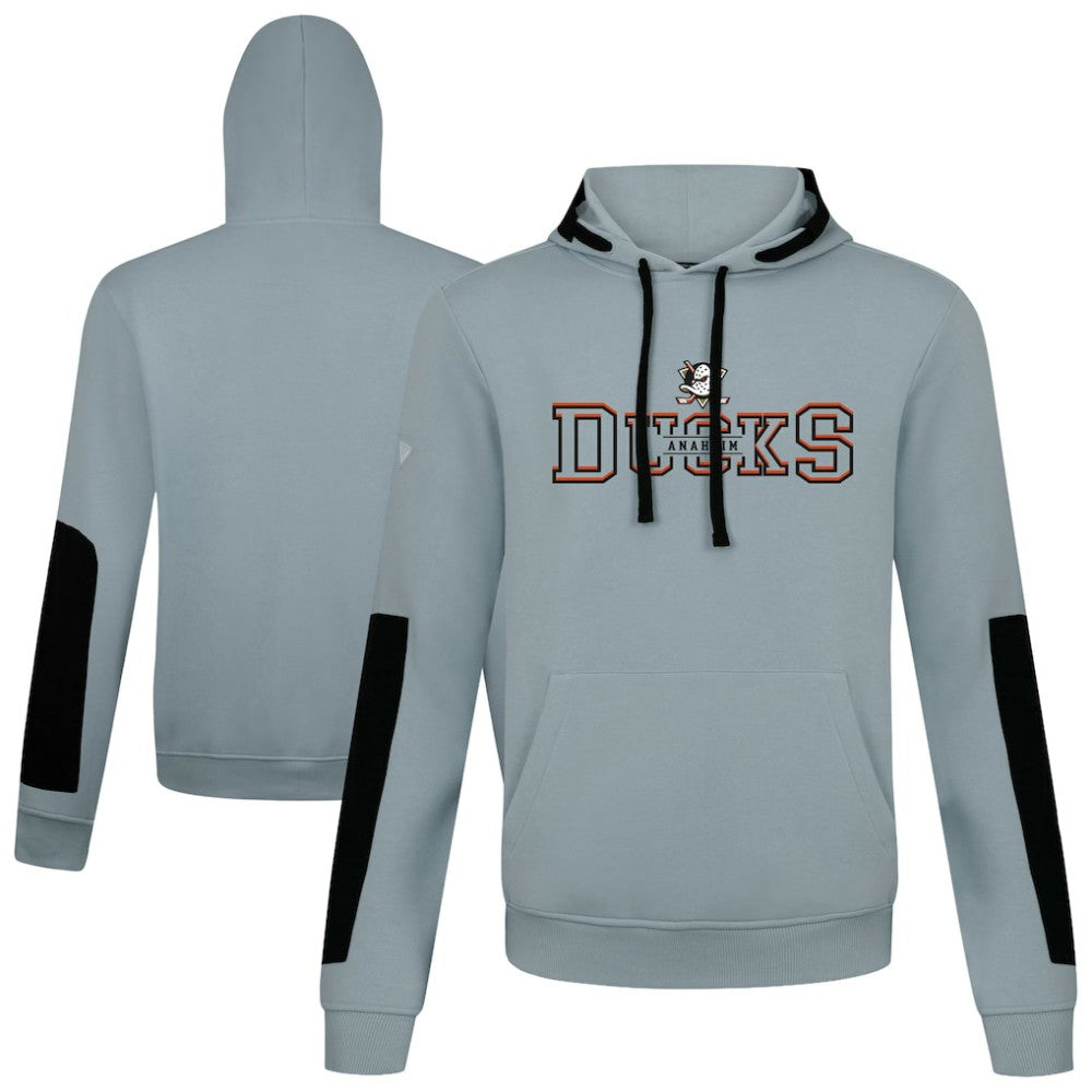 NHL Gray Anaheim Ducks Levelwear Bombay Journey Pullover Hoodie