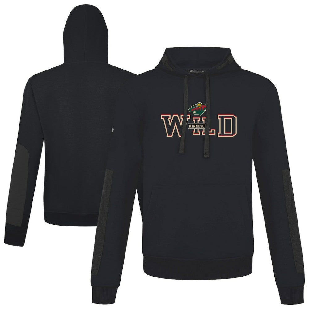 NHL Black Minnesota Wild Levelwear Bombay Journey Pullover Hoodie