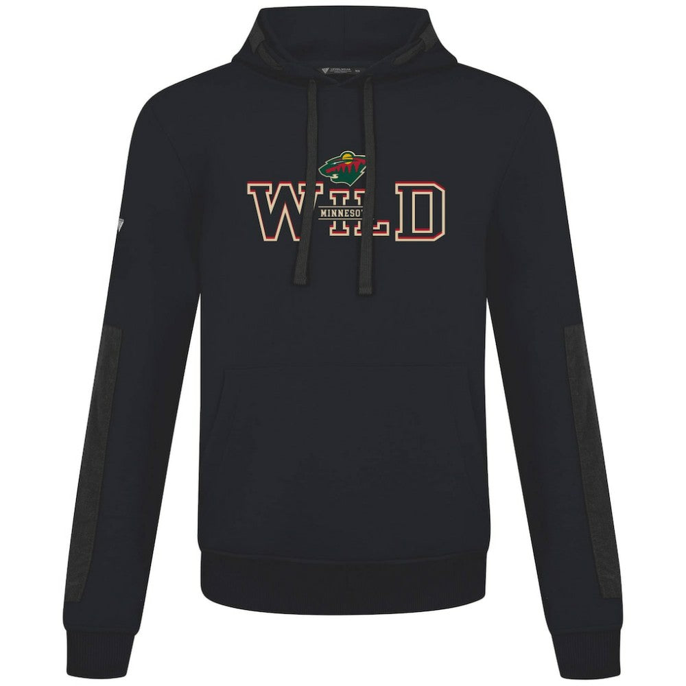 NHL Black Minnesota Wild Levelwear Bombay Journey Pullover Hoodie