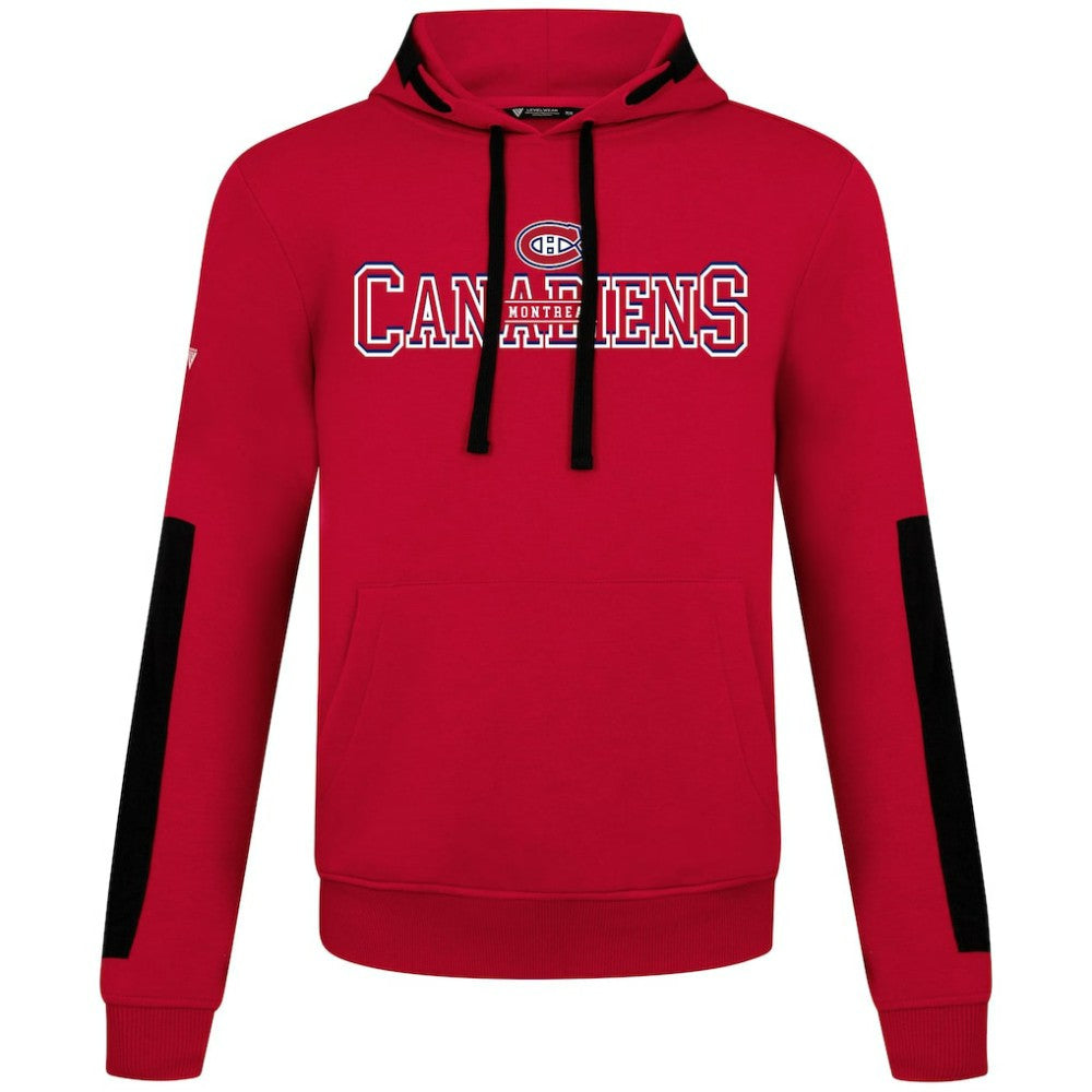NHL Red Montreal Canadiens Levelwear Bombay Journey Pullover Hoodie
