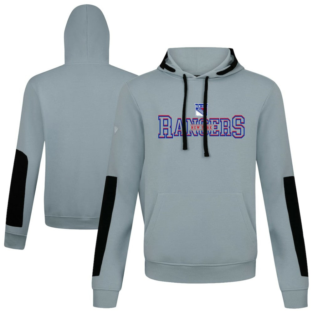 NHL Gray New York Rangers Levelwear Bombay Journey Pullover Hoodie