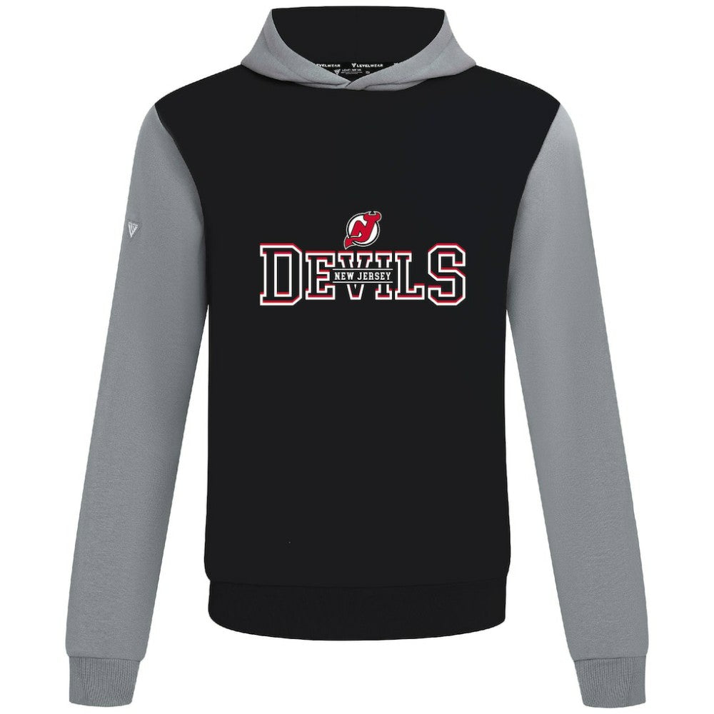 NHL Black/Gray New Jersey Devils Levelwear Ultimate Journey Pullover Hoodie