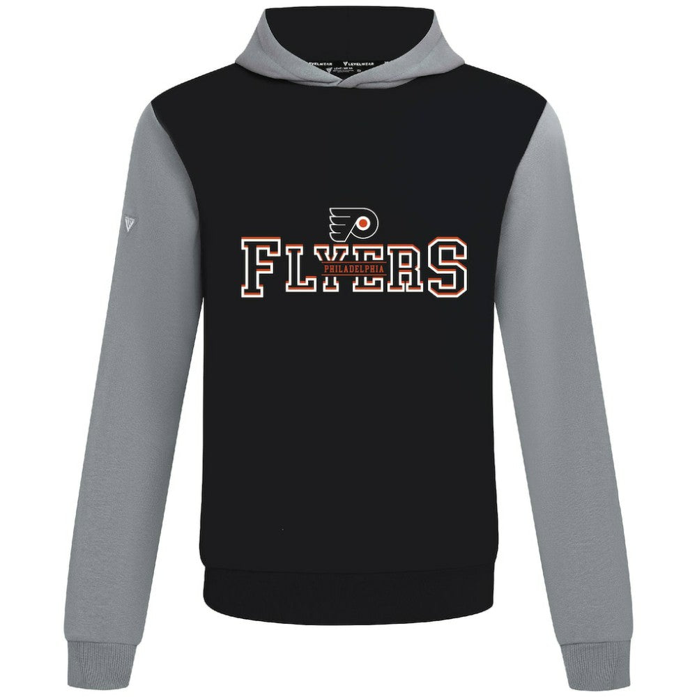 NHL Black/Gray Philadelphia Flyers Levelwear Ultimate Journey Pullover Hoodie