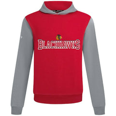 NHL Red/Gray Chicago Blackhawks Levelwear Ultimate Journey Pullover Hoodie