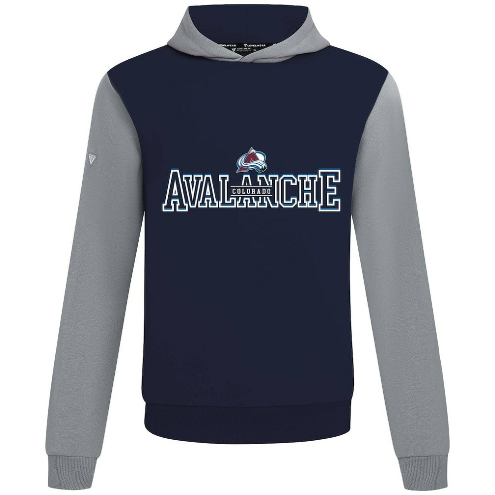 NHL Navy/Gray Colorado Avalanche Levelwear Ultimate Journey Pullover Hoodie