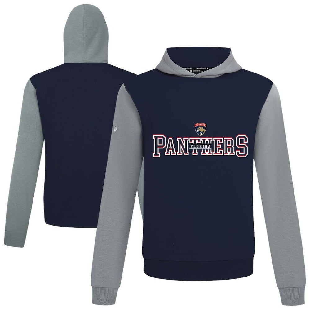 NHL Navy/Gray Florida Panthers Levelwear Ultimate Journey Pullover Hoodie