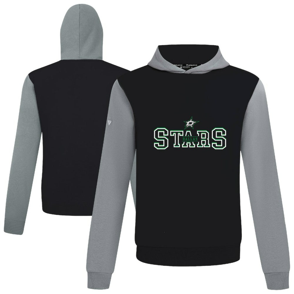 NHL Black/Gray Dallas Stars Levelwear Ultimate Journey Pullover Hoodie