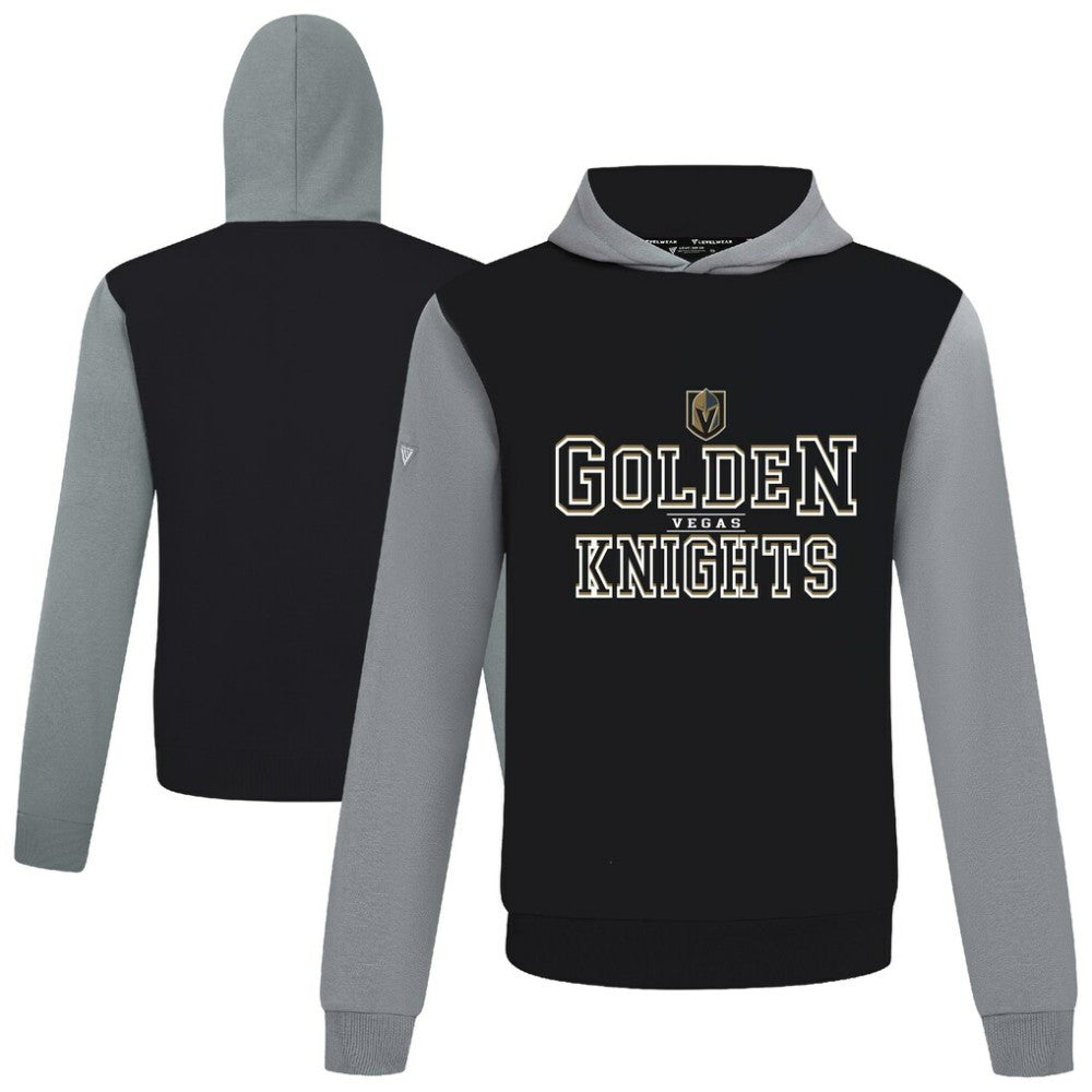 NHL Black/Gray Vegas Golden Knights Levelwear Ultimate Journey Pullover Hoodie