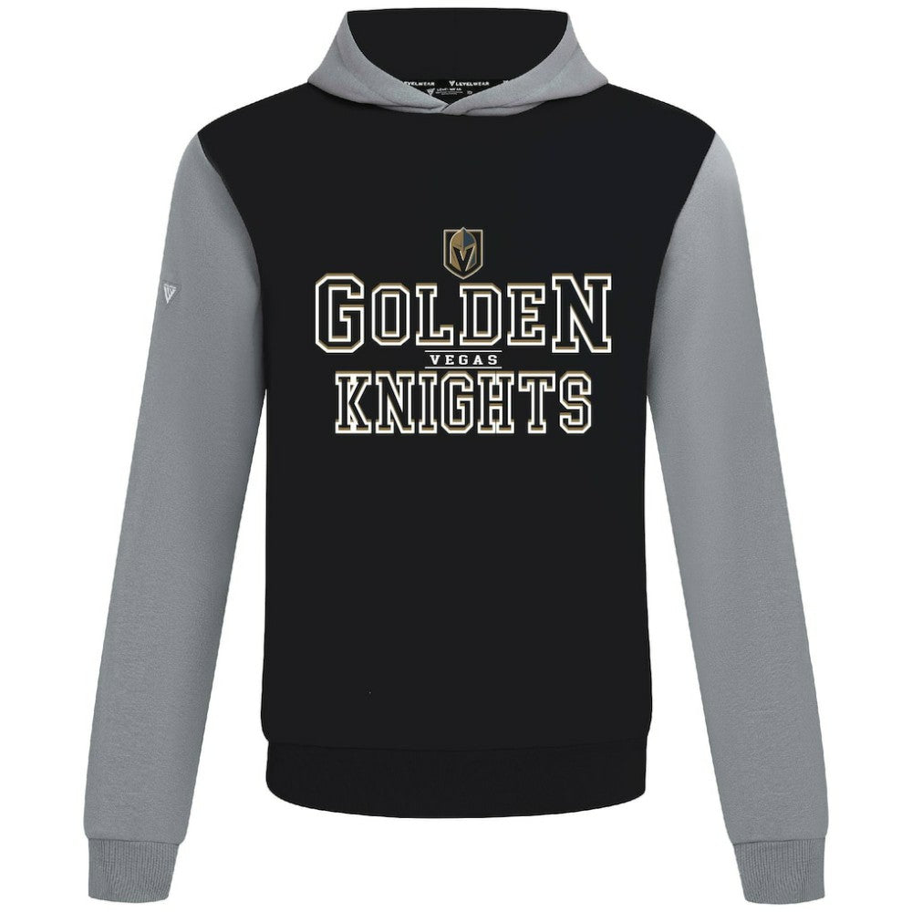 NHL Black/Gray Vegas Golden Knights Levelwear Ultimate Journey Pullover Hoodie