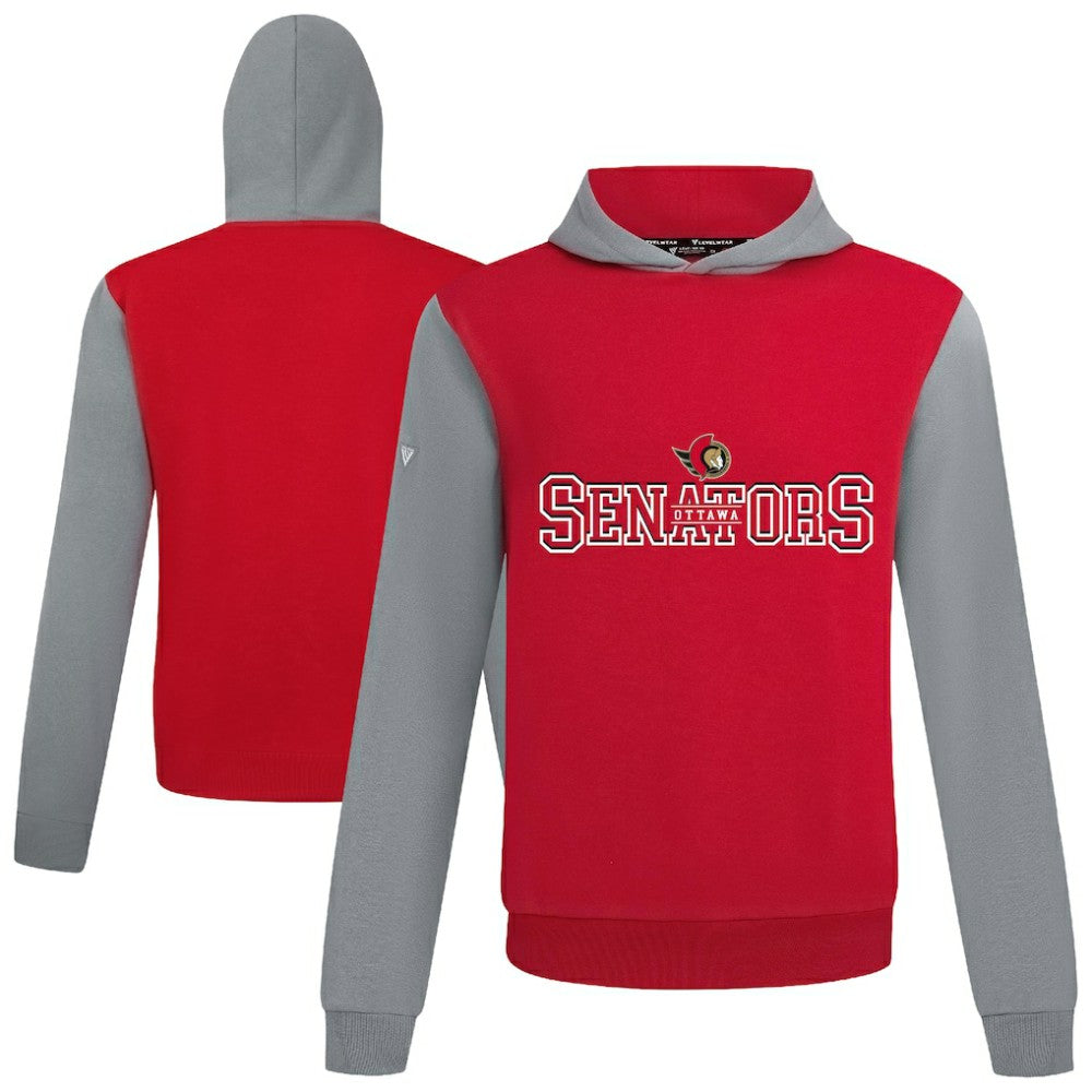 NHL Red/Gray Ottawa Senators Levelwear Ultimate Journey Pullover Hoodie