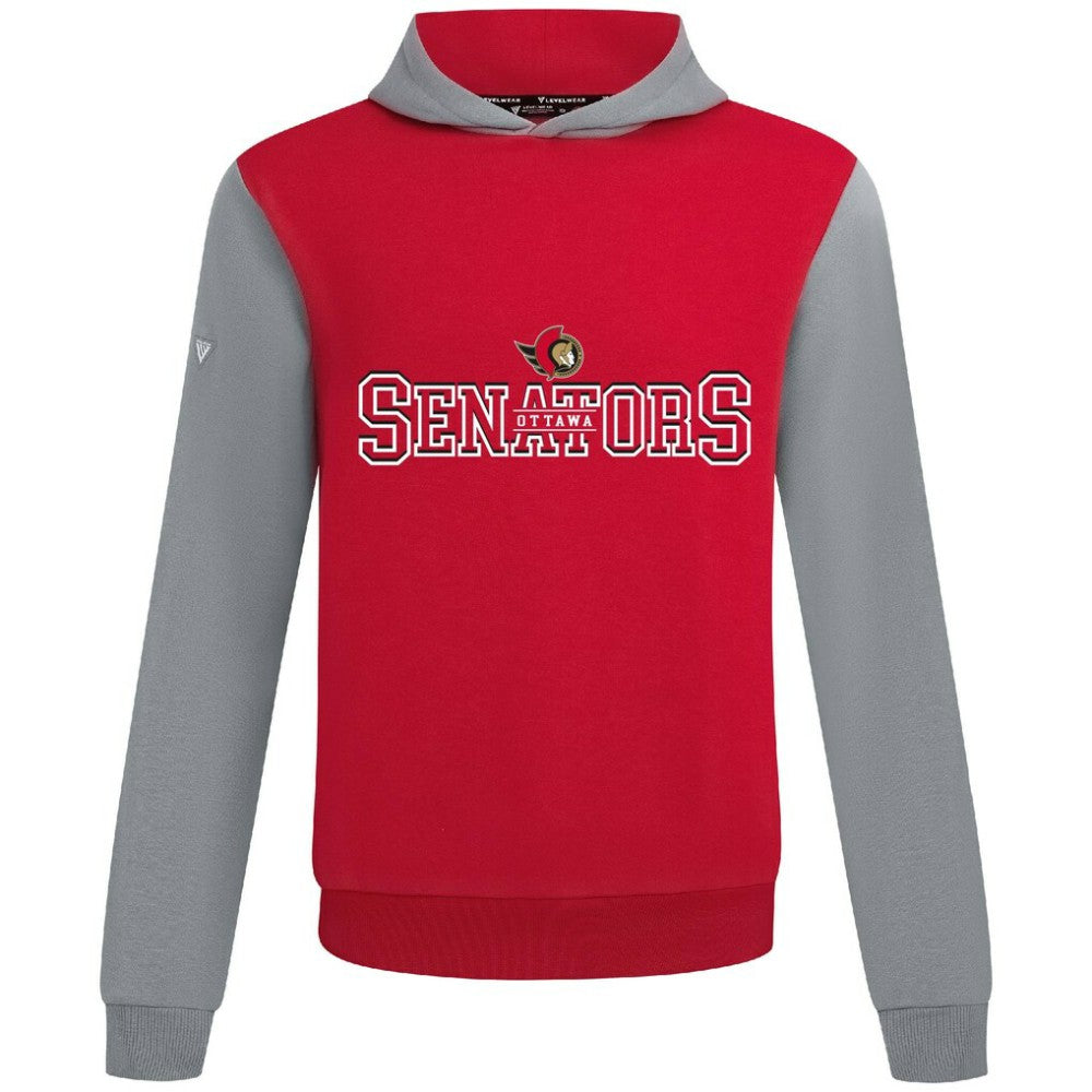 NHL Red/Gray Ottawa Senators Levelwear Ultimate Journey Pullover Hoodie
