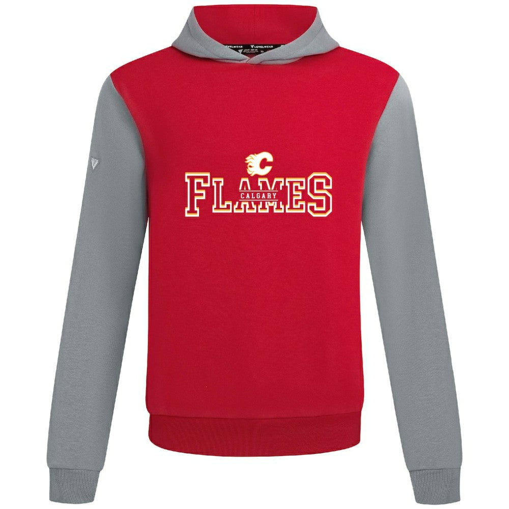 NHL Red/Gray Calgary Flames Levelwear Ultimate Journey Pullover Hoodie