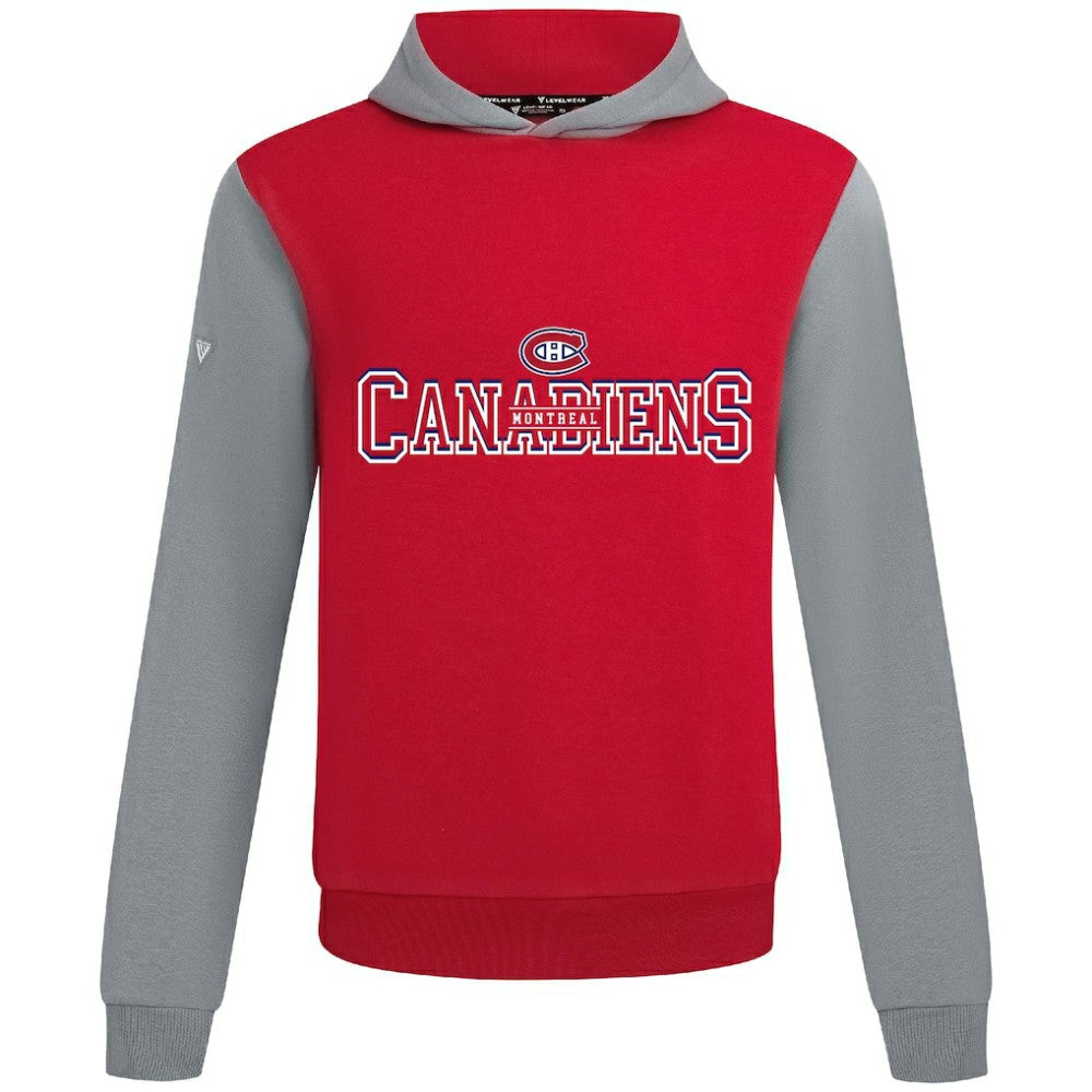 NHL Red/Gray Montreal Canadiens Levelwear Ultimate Journey Pullover Hoodie