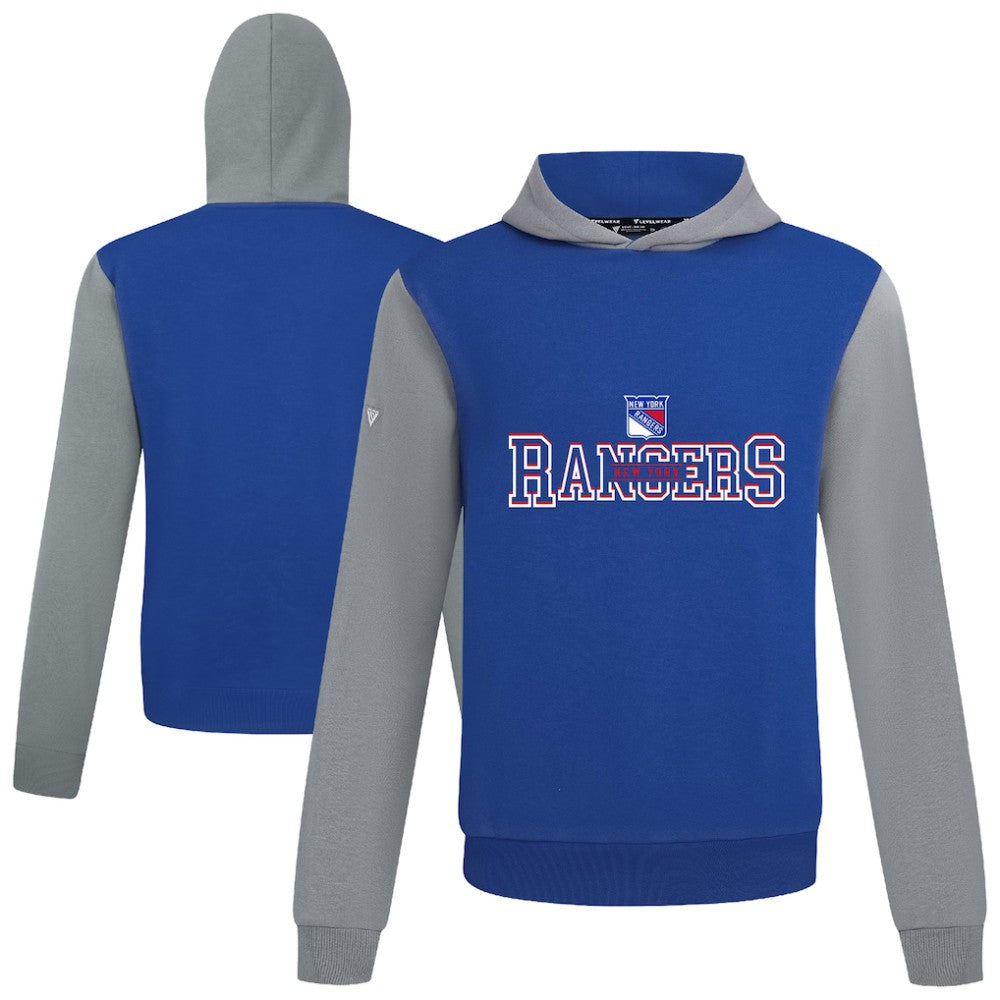 NHL Blue/Gray New York Rangers Levelwear Ultimate Journey Pullover Hoodie