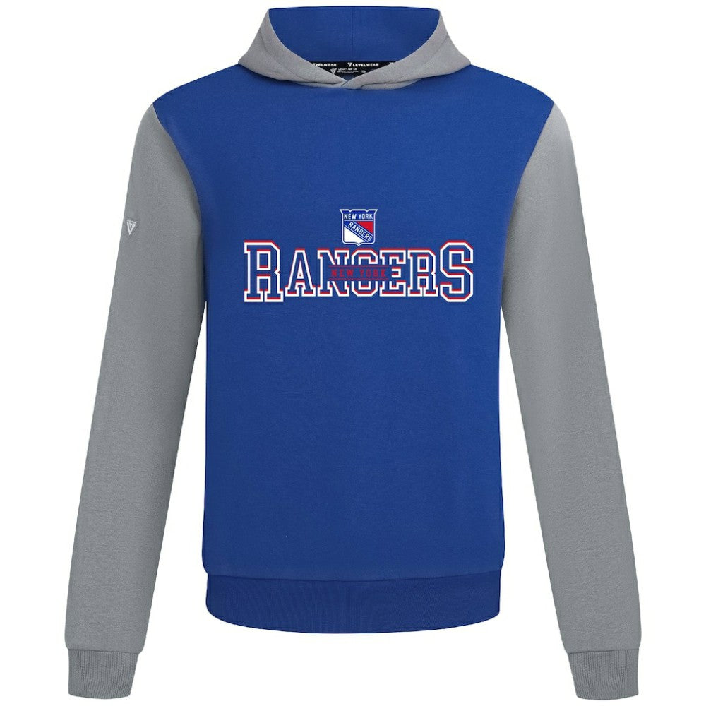 NHL Blue/Gray New York Rangers Levelwear Ultimate Journey Pullover Hoodie