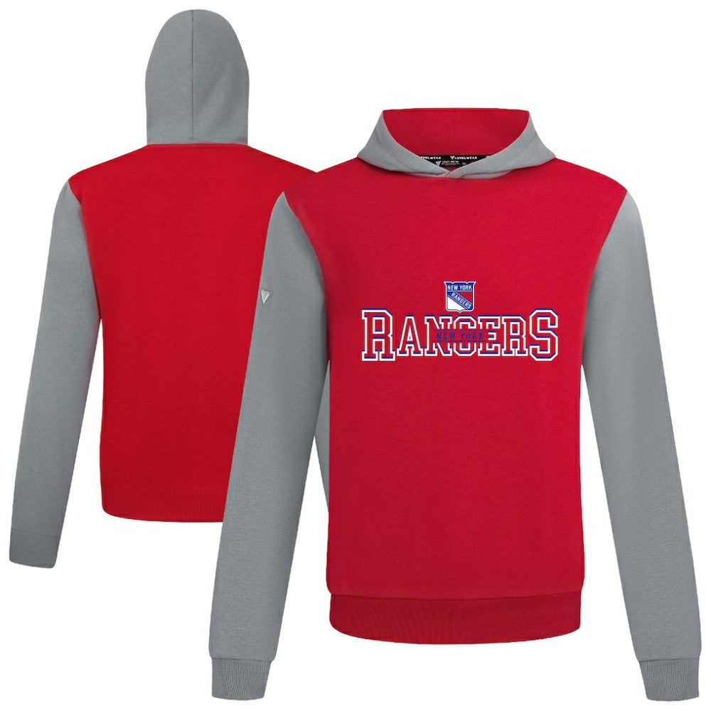 NHL Red/Gray New York Rangers Levelwear Ultimate Journey Pullover Hoodie