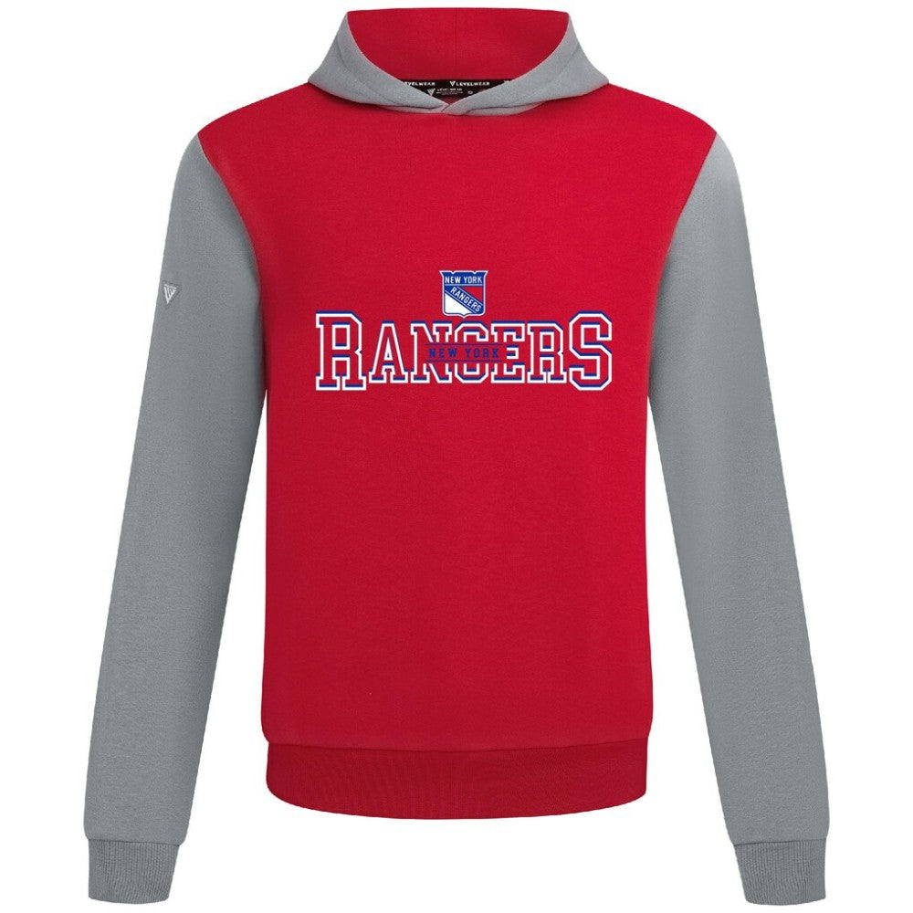 NHL Red/Gray New York Rangers Levelwear Ultimate Journey Pullover Hoodie