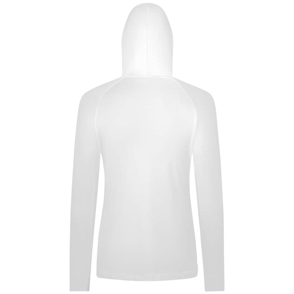 NHL White Tampa Bay Lightning Levelwear Women's Slender Monument Raglan Pullover Hoodie