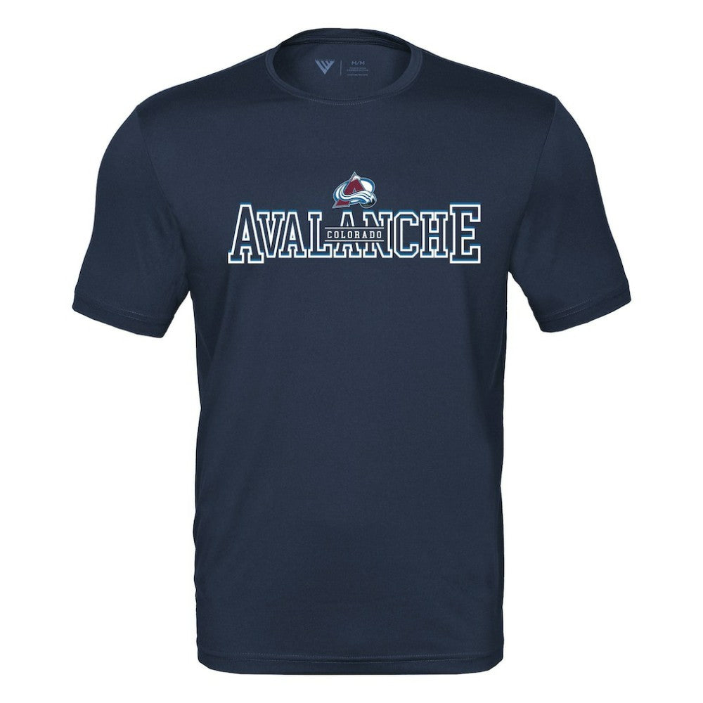 NHL Navy Colorado Avalanche Levelwear Anthem Journey Performance T-Shirt