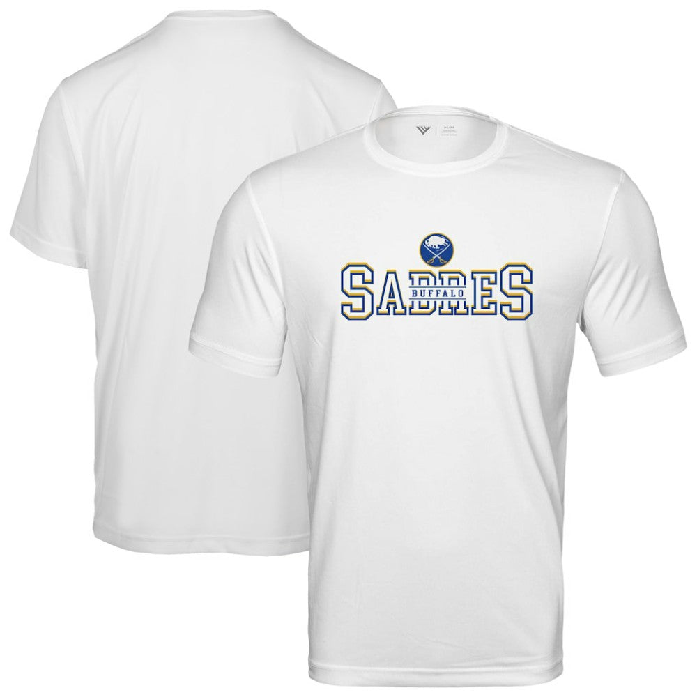 NHL White Buffalo Sabres Levelwear Anthem Journey Performance T-Shirt