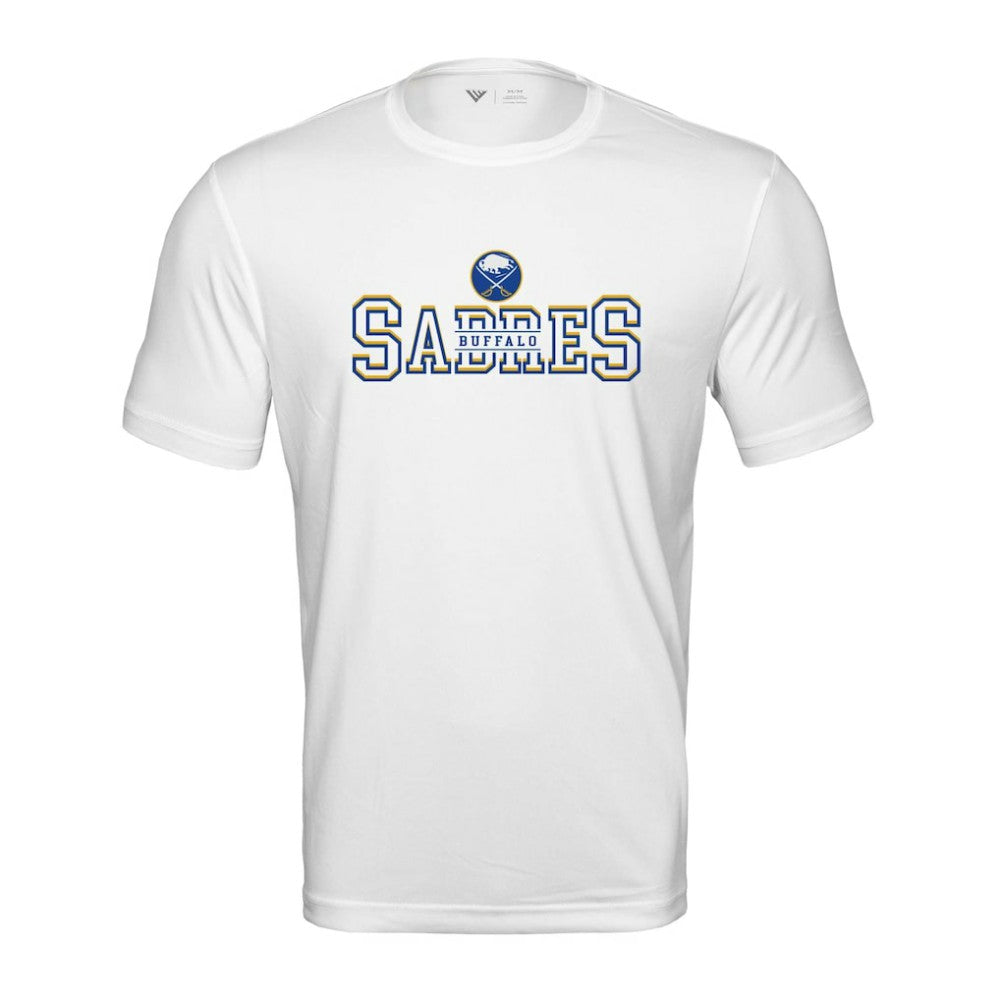 NHL White Buffalo Sabres Levelwear Anthem Journey Performance T-Shirt