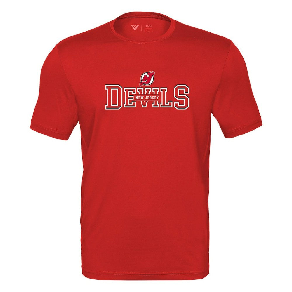 NHL Red New Jersey Devils Levelwear Anthem Journey Performance T-Shirt
