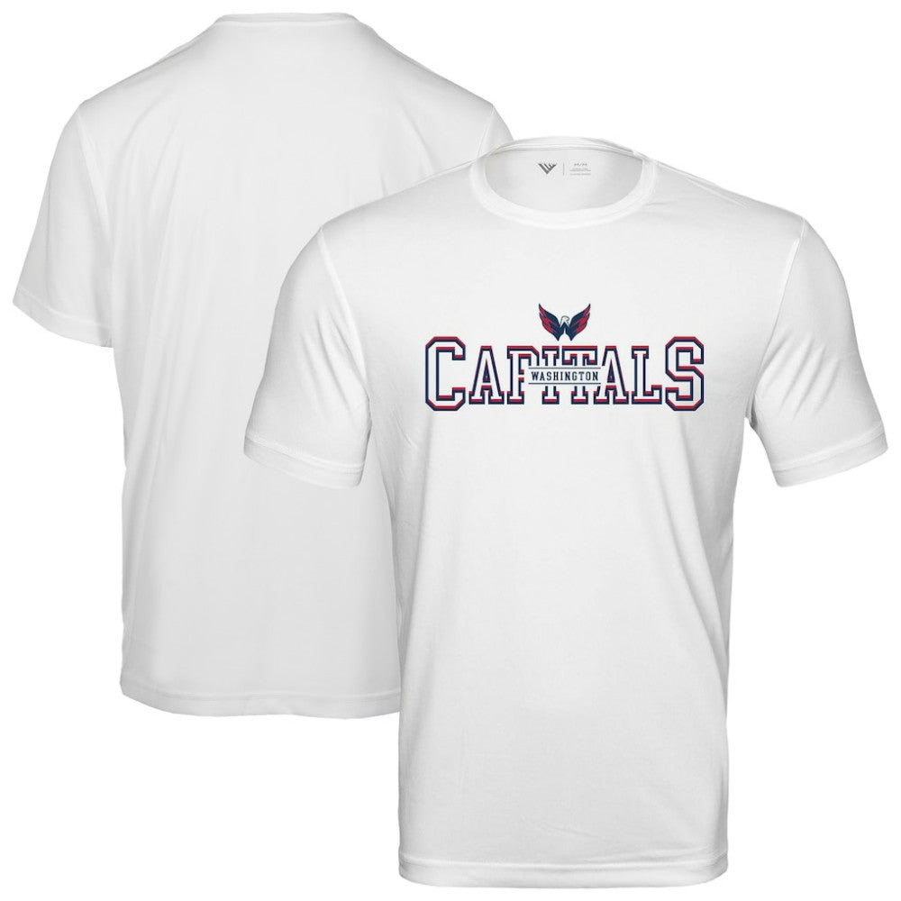 NHL White Washington Capitals Levelwear Anthem Journey Performance T-Shirt