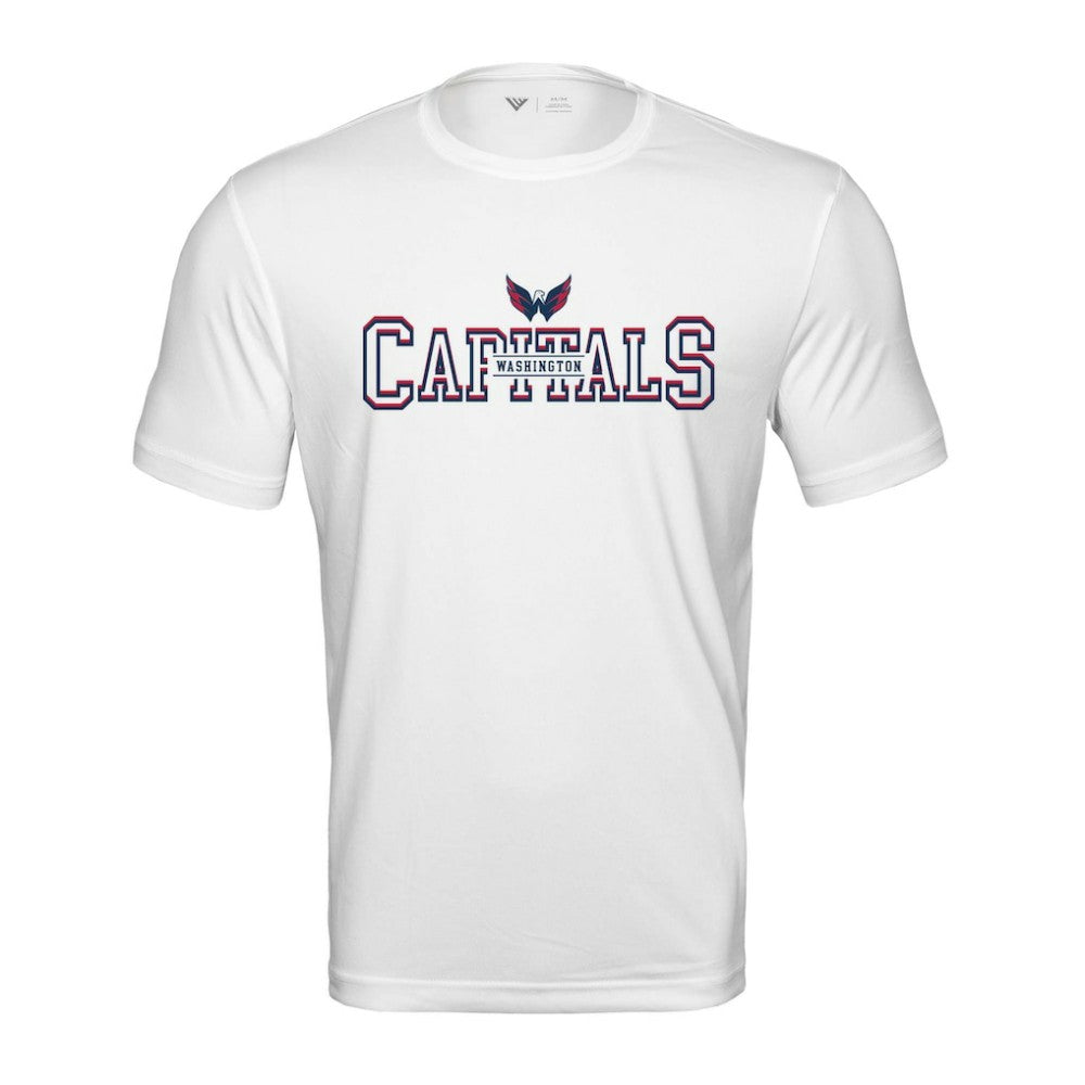 NHL White Washington Capitals Levelwear Anthem Journey Performance T-Shirt