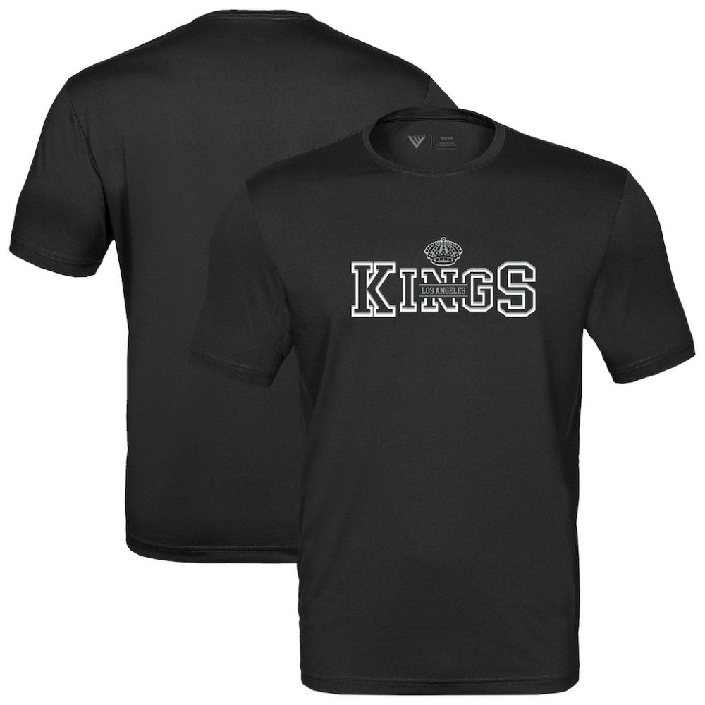 NHL Black Los Angeles Kings Levelwear Anthem Journey Performance T-Shirt