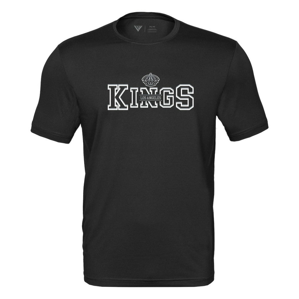 NHL Black Los Angeles Kings Levelwear Anthem Journey Performance T-Shirt
