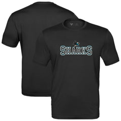 NHL Black San Jose Sharks Levelwear Anthem Journey Performance T-Shirt