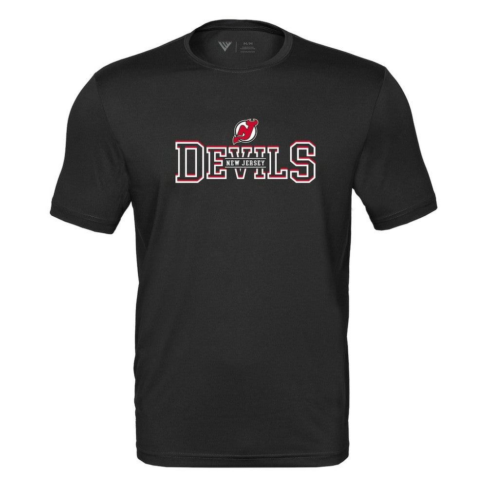 NHL Black New Jersey Devils Levelwear Anthem Journey Performance T-Shirt