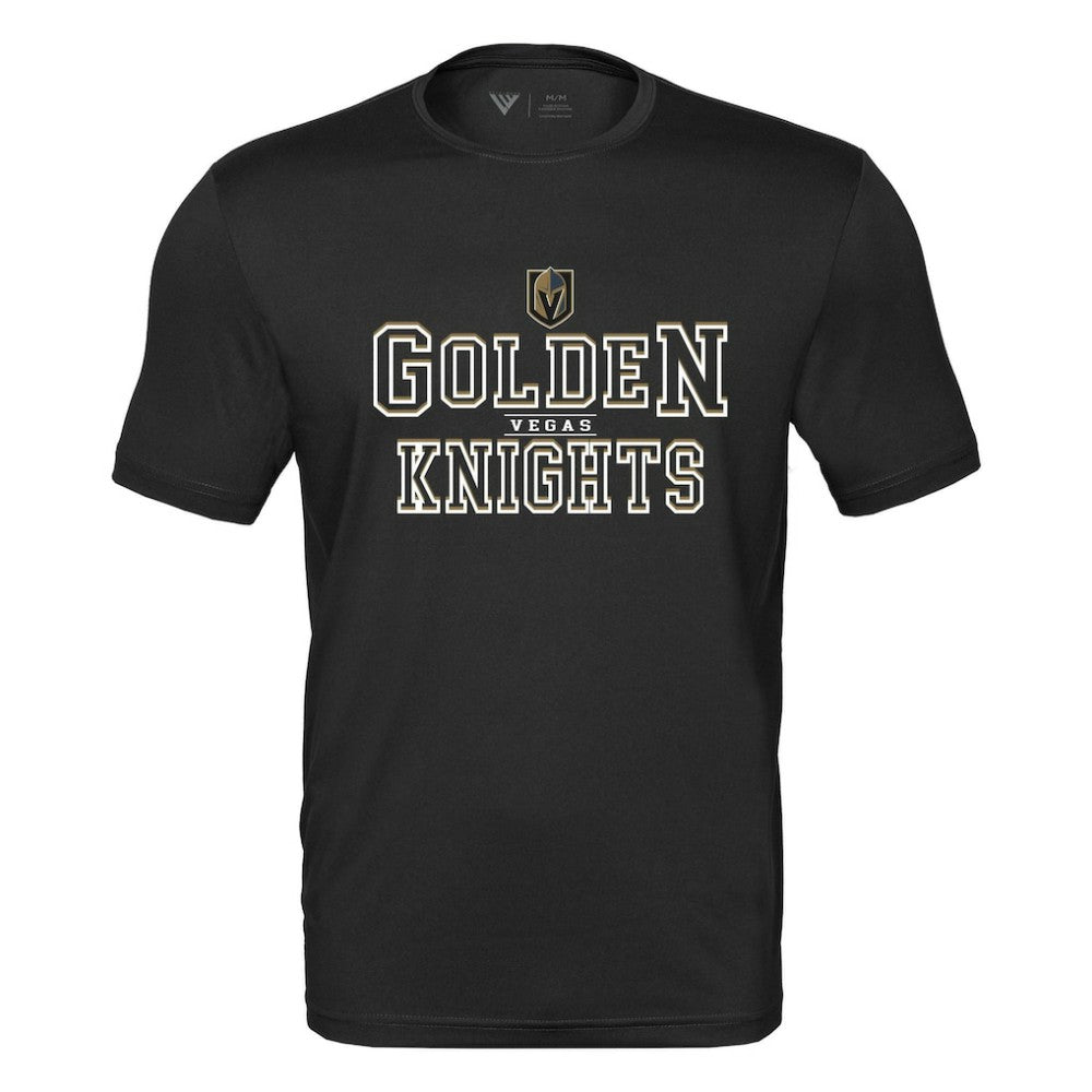 NHL Black Vegas Golden Knights Levelwear Anthem Journey Performance T-Shirt