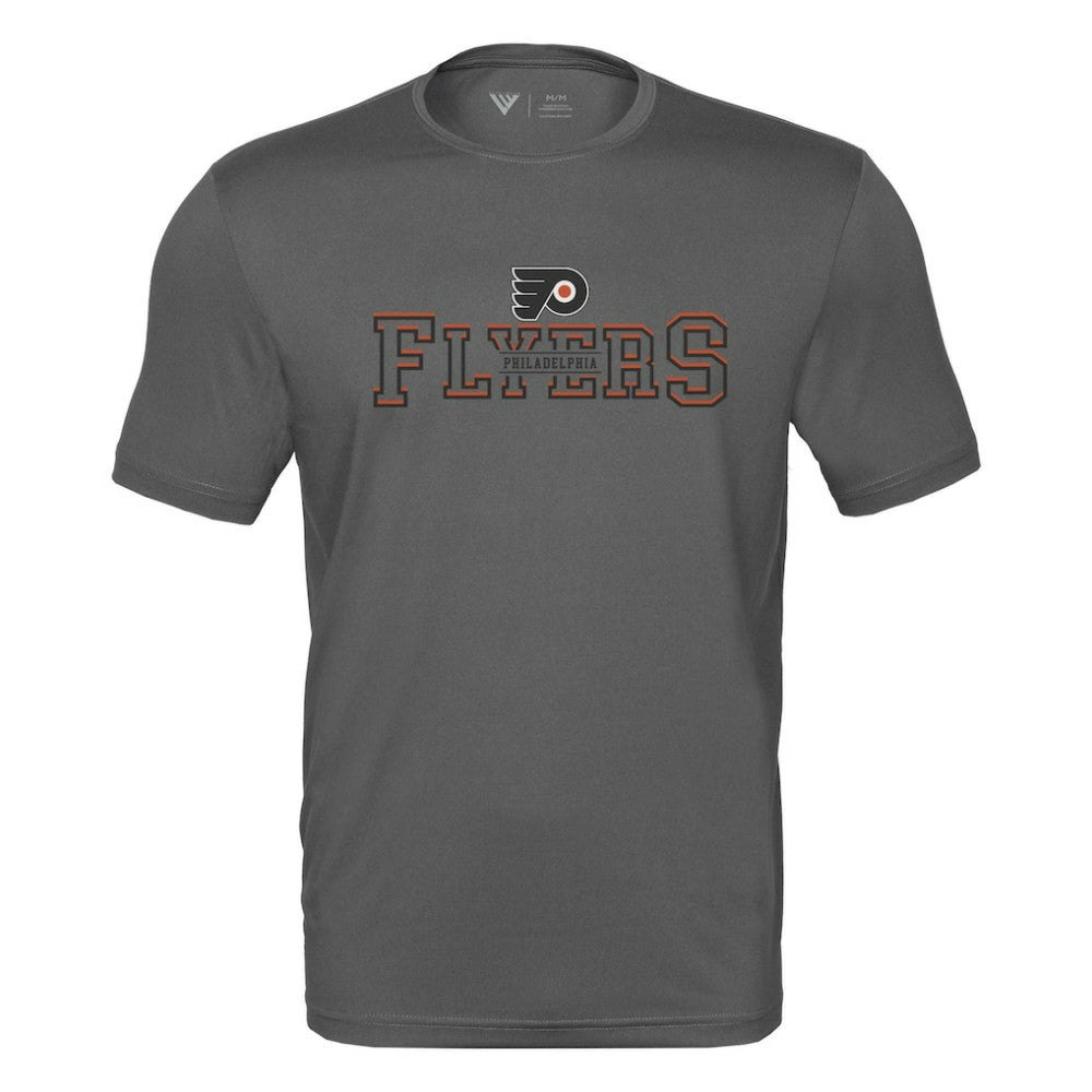 NHL Charcoal Philadelphia Flyers Levelwear Anthem Journey Performance T-Shirt