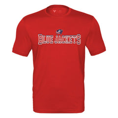 NHL Red Columbus Blue Jackets Levelwear Anthem Journey Performance T-Shirt