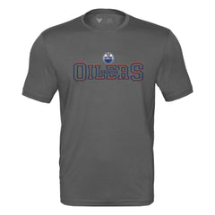 NHL Charcoal Edmonton Oilers Levelwear Anthem Journey Performance T-Shirt
