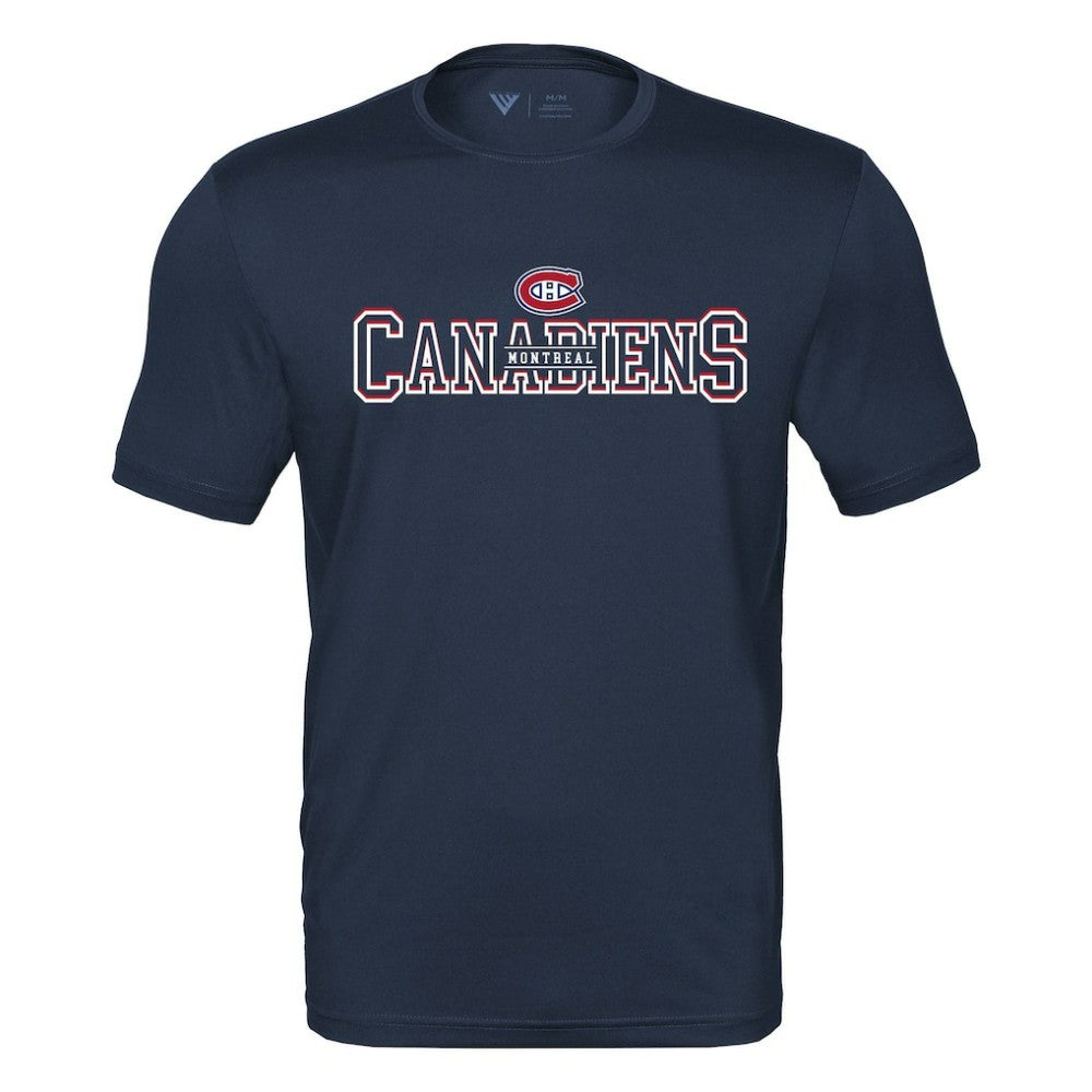 NHL Navy Montreal Canadiens Levelwear Anthem Journey Performance T-Shirt