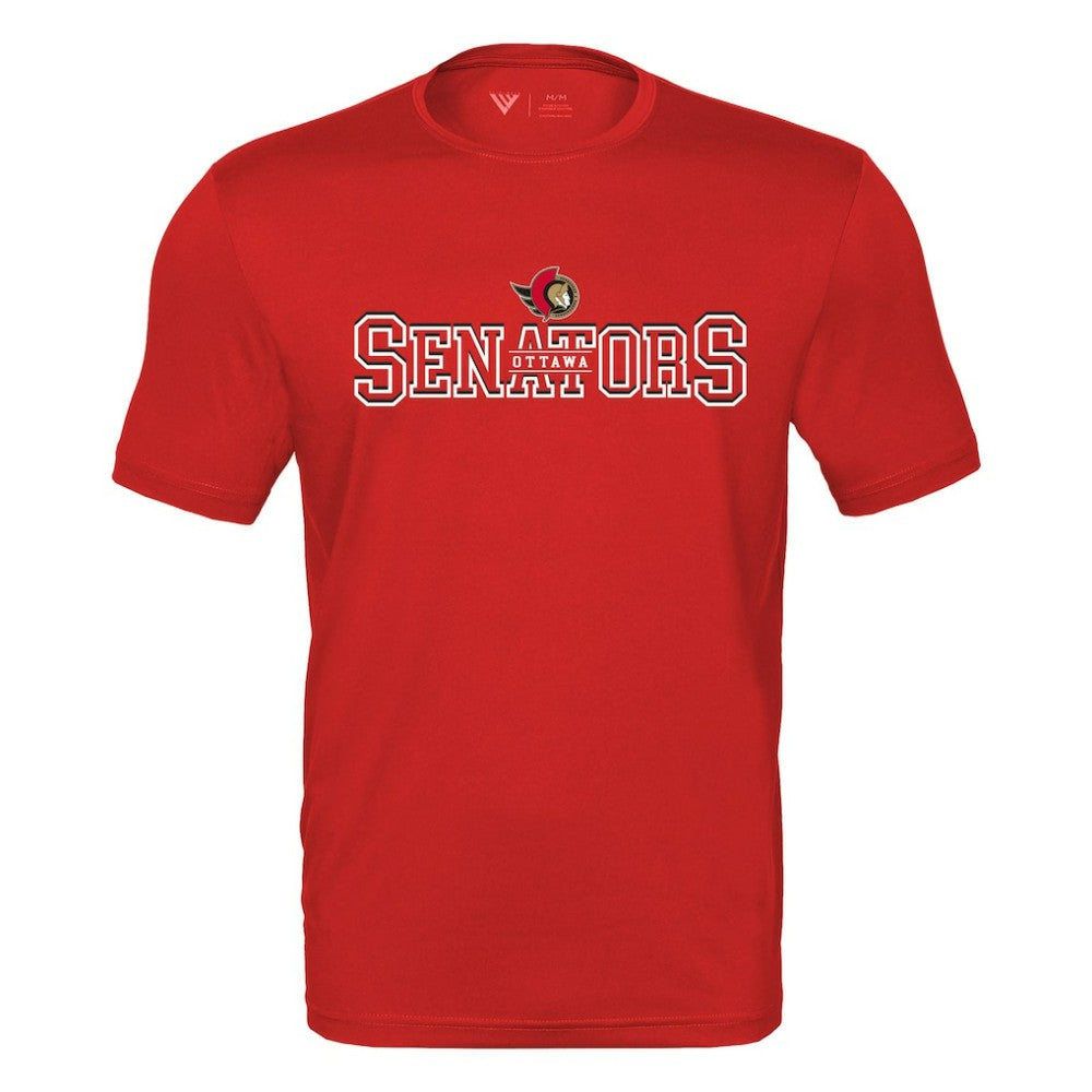 NHL Red Ottawa Senators Levelwear Anthem Journey Performance T-Shirt