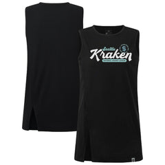 NHL Black Seattle Kraken Levelwear Women's Influx Monument Tank Top