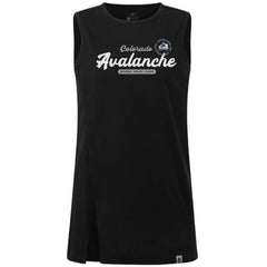 NHL Black Colorado Avalanche Levelwear Women's Influx Monument Tank Top