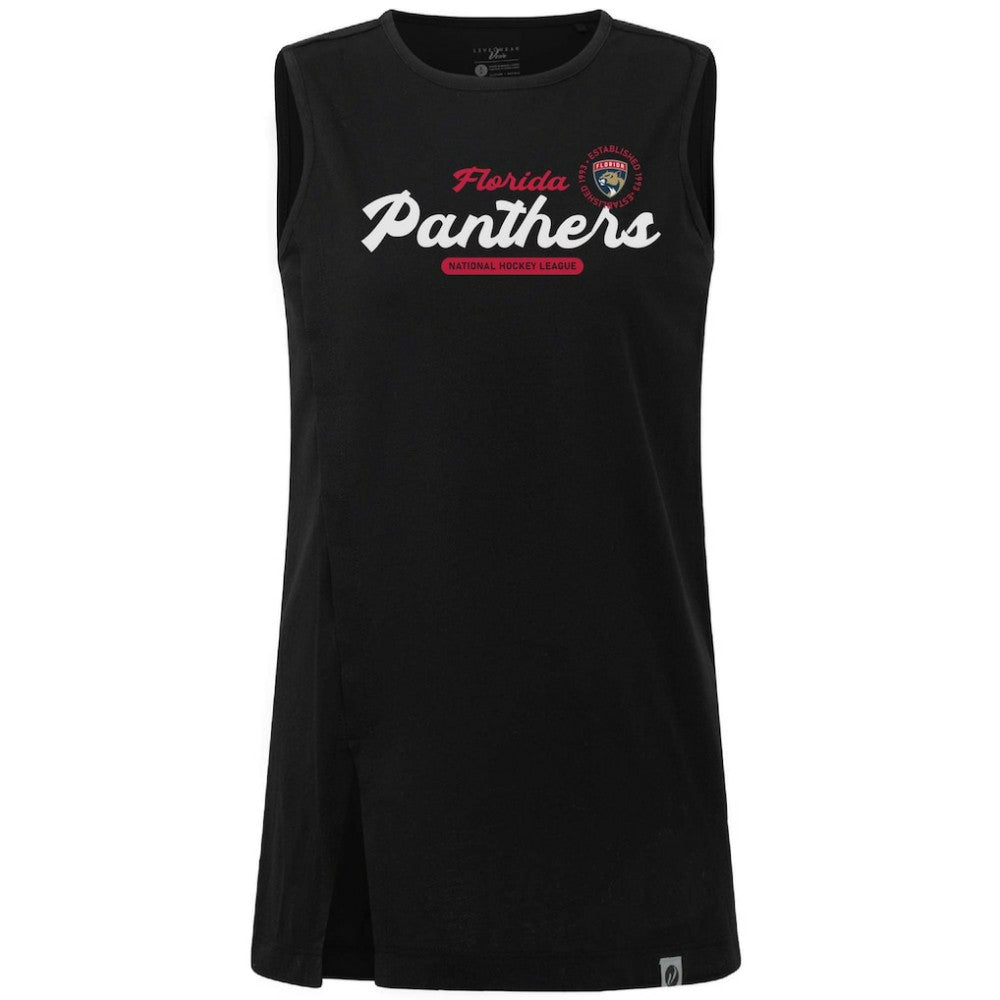 NHL Black Florida Panthers Levelwear Women's Influx Monument Tank Top